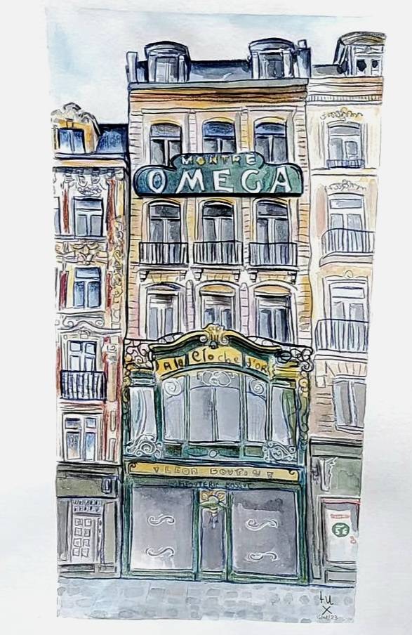 Illustration maison lilloise "A la cloche d'or" – Image 2