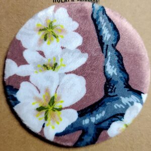 Badge fleurs 58mm