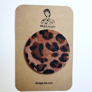 Badge Léopard 58mm